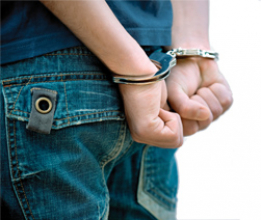 man in handcuffs
